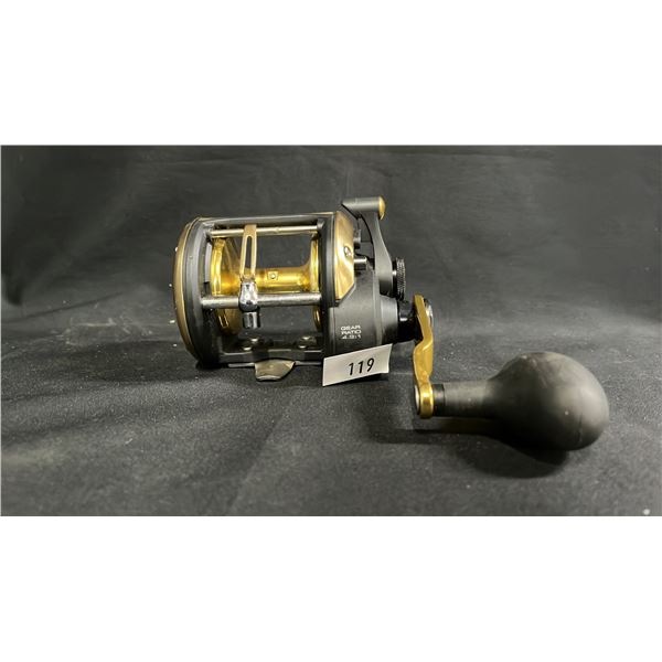 OKUMA SOLTERRA LEVER DRAG REEL 15LX - (SOME SCRATCHES ON KNOB)