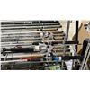 Image 4 : SHELF OF ASSORTED FISHING RODS