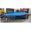 Image 1 : BOAT, BLUE, NO VIN PLATE, VIN NULL