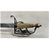 Image 2 : VINTAGE SWORD WITH ETCHED BLADE - 33" BLADE WITH SHEATH