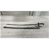Image 1 : VINTAGE SWORD WITH GERMANY ETCHED BLADE - 32" BLADE WITH SHEATH