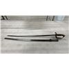 Image 1 : VINTAGE SWORD WITH DUNLEY GRAND PARADE PORTSMOUTH ETCHED BLADE - 31" BLADE WITH SHEATH