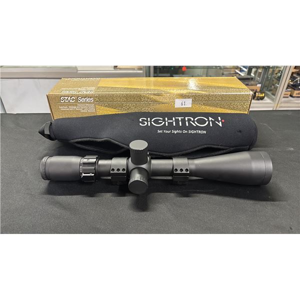 SIGHTRON STAC SERIES 4-20X50MM PREMIUM RIFLE SCOPE - IN BOX