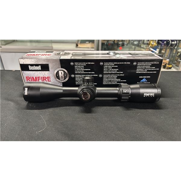 BUSHNELL RIMFIRE 3-9X40MM RIFLE SCOPE - IN BOX