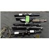 Image 2 : (5) ASSORTED RIFLE SCOPES, LENS COVERS & A TRAIN ENGINE REVERSER KEY