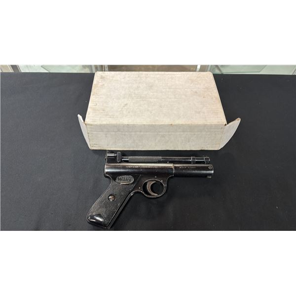 WEBLEY SENIOR AIR PISTOL WITH BOX