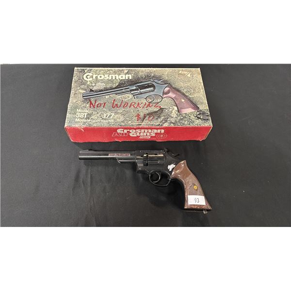 CROSMAN MODEL 38T 177 CAL AIR GUN WITH BOX- *WORKING CONDITION UNKNOWN*