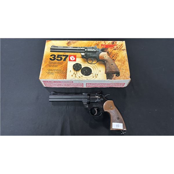 CROSMAN 357 PELLET GUN: 177 CAL - WITH BOX