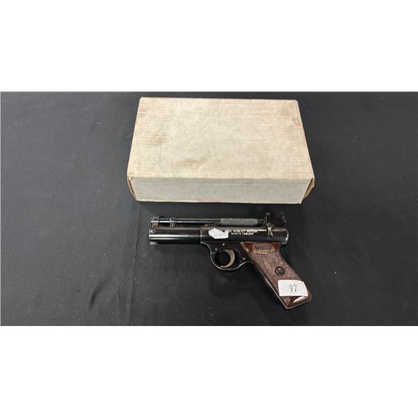 WEBLEY SENIOR AIR PISTOL WITH BOX