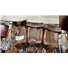 Image 4 : SHELF OF LEATHER BELTS, AMMUNITION POUCHES & BAGS