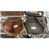 Image 5 : SHELF OF LEATHER BELTS, AMMUNITION POUCHES & BAGS