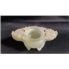 Image 2 : CHINESE CARVED JADE INCENSE BURNER - NO LID: 3.5"W X 2"T X 2"D