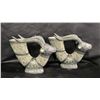 Image 1 : (2) ANTIQUE CHINESE BRONZE CEREMONIAL WINE VESSELS