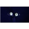 Image 4 : FRESHWATER PEARL NECKLACE & EARRINGS WITH CERTIFICATE