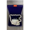 Image 1 : FRESHWATER PEARL DOUBLE STRAND NECKLACE & EARRINGS WITH CERTIFICATE