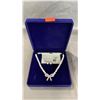 Image 1 : FRESHWATER PEARL NECKLACE WITH REMOVABLE PENDANT & EARRINGS WITH CERTIFICATE