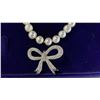Image 3 : FRESHWATER PEARL NECKLACE WITH REMOVABLE PENDANT & EARRINGS WITH CERTIFICATE