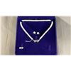 Image 2 : FRESHWATER PEARL BUTTERFLY BOW CHOKER WITH EARRINGS & RING