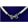 Image 2 : FRESHWATER PEARL BUTTERFLY BOW CHOKER WITH EARRINGS & RING