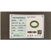 Image 3 : GREEN JADE BANGLE BRACELET WITH CERTIFICATE