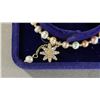 Image 3 : ADJUSTABLE FRESHWATER PEARL BRACELET WITH ZIRCON CRYSTAL FLOWER