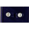 Image 2 : FRESHWATER PEARL BUTTON EARRINGS