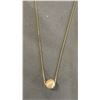 Image 2 : FRESHWATER PEARL PENDANT ON PLATED .925 SILVER CHAIN