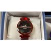 Image 4 : 9 LADIES WATCHES WITH STARRY SKY FACES - ASSORTED COLOURS
