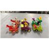 Image 3 : METAL MOUNTED HORSE GUARD FIGURINE & (6) ASSORTED "PEANUTS" TOYS