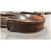 Image 4 : ANTIQUE VIOLIN WITH CUSTOM CARVED HEADSTOCK - *NOT IN PLAYABLE CONDITION*