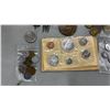 Image 6 : ENAMELED FOLDING KNIFE, ASSORTED CROSS PENS & ASSORTED WORLD COINS