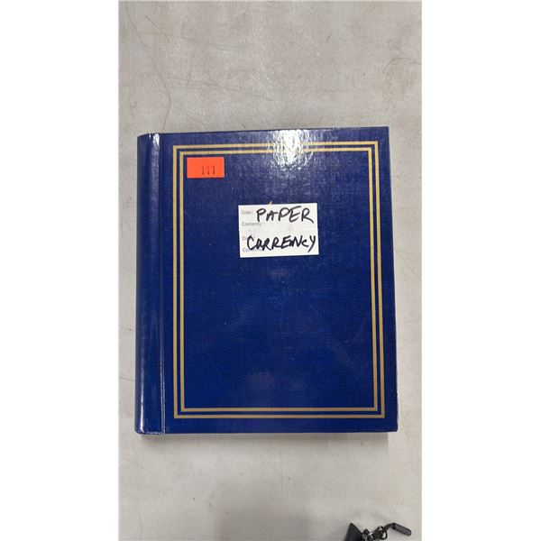 ALBUM OF ASSORTED FOREIGN PAPER CURRENCY