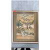 Image 1 : FRAMED JAPANESE PRINT: 18" X 15"