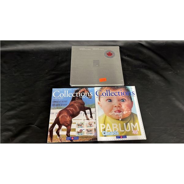 CANADA POST "THE MILLENIUM COLLECTION" & (2) STAMP COLLECTOR MAGAZINES