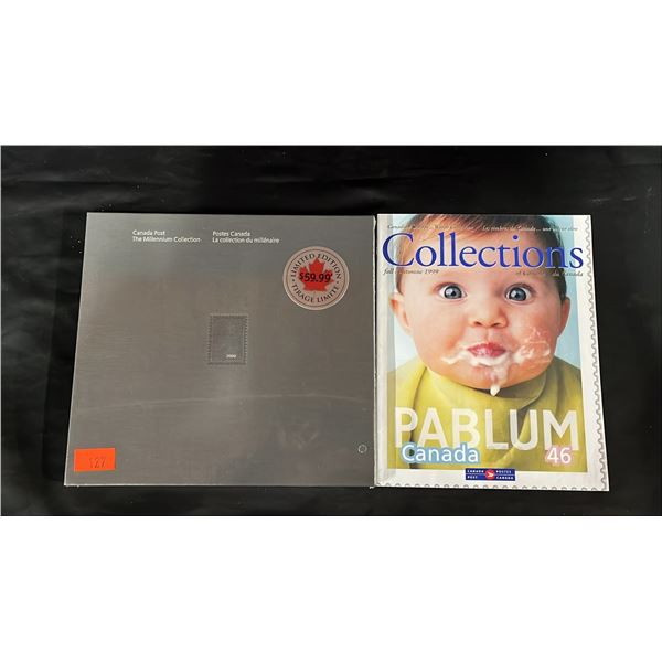 CANADA POST "THE MILLENIUM COLLECTION" & 1999 "COLLECTIONS" MAGAZINE