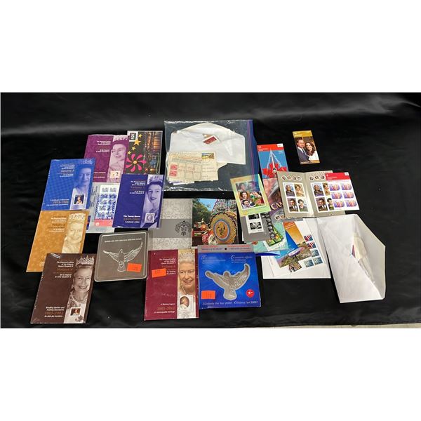 ASSORTED STAMPS - MOST ARE CANADIAN & US - SOME ARE SEALED