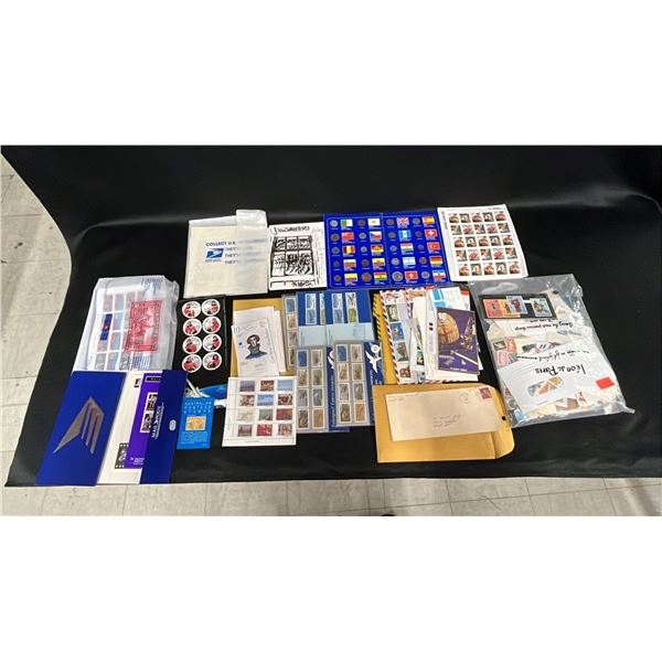 COINS OF THE WORLD COLLECTION & ASSORTED GLOBAL STAMPS