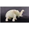 Image 1 : CARVED JADE ELEPHANT: 5"L X 3"T