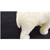 Image 3 : CARVED JADE ELEPHANT: 5"L X 3"T