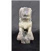 Image 1 : CARVED JADE GUARDIAN LION: 7"T X 5"D X 3"W