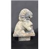 Image 3 : CARVED JADE GUARDIAN LION: 7"T X 5"D X 3"W