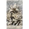 Image 2 : CHINESE CARVED STONE FLORAL PLAQUE: 7"T X 4.5"W X 2"D