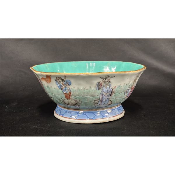 CHINESE FAMILLE ROSE PORCELAIN BOWL