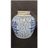 Image 1 : CHINESE BLUE & WHITE GINGER JAR: APPROX. 8.5" TALL