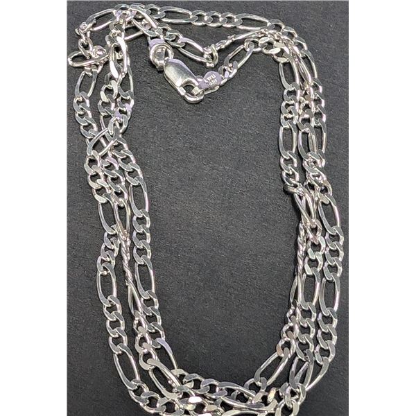 SILVER (8.65G) NECKLACE 24"