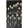 Image 3 : SMALL STERLING SILVER DISH & ASSORTED STERLING SILVER SPOONS