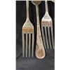 Image 2 : VINTAGE F-W AFGHAN SILVER SPOONS & FORKS - SILVER PLATED