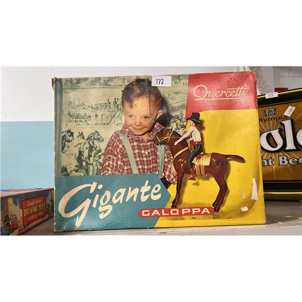VINTAGE QUERCETTI GIGANTE CALOPPA HORSE TOY