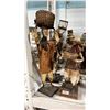 Image 2 : (14) ASSORTED VINTAGE MEXICAN FOLK ART PAPER MACHE FIGURINES