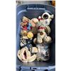 Image 2 : BIN OF ASSORTED STUFFED ANIMALS